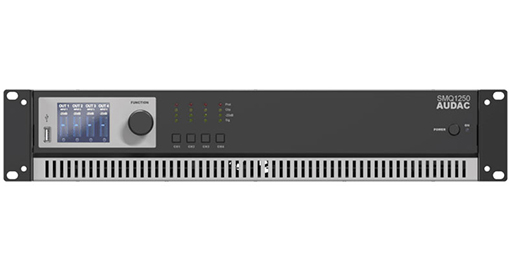 [SMQ1250] Audac - SMQ1250 -Quad-channel power amplifier 4 x 1250W    