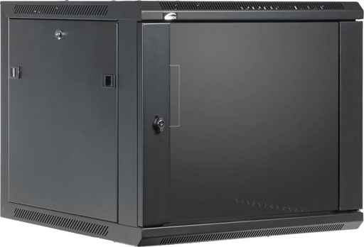 [WPR609R/B] Caymon WPR609R/B 19” wall mount rack - 9 units - 600mm depth - Removable back Black version