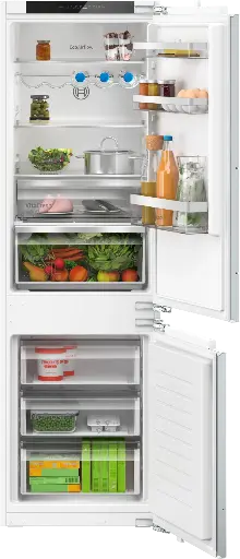 [KIN86VFE0] Bosch KIN86VFE0 Inbouw Koel/Vries-Combi Serie 4 177cm 260l NoFrost Deur op Deur Wit