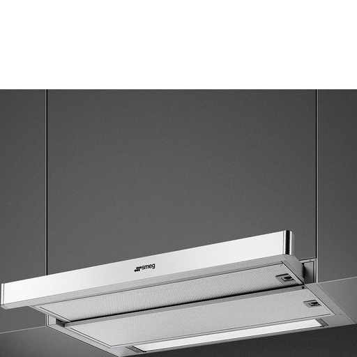 [KSET6XE2] Smeg KSET6XE2 Dampkap Telescopisch 60cm Zilver