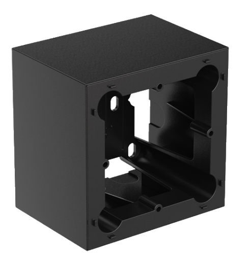 [WB200/SB] Audac - WB200/SB -Opbouw wanddoos 80x80mm wandpaneel Zwart    