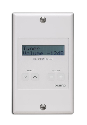 [911.0669.900] Biamp Wall Panel Volume & Control American White - D-DIWAC