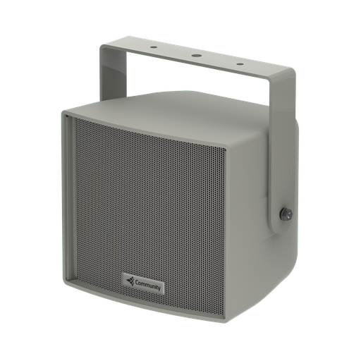 [911.1234.900] Biamp Community Coaxial Surface Mount Speaker 6.5" 70/100V 120W @ 8Ω Gray - R.15COAX