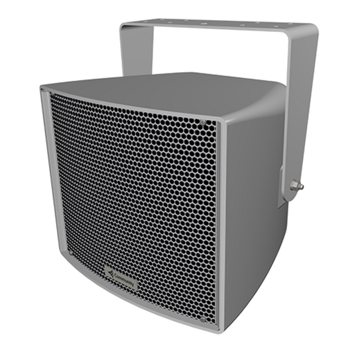 [911.1240.900] Biamp Community Coaxial Surface Mount Speaker EN54-24 8" 70/100V 400W @ 8Ω Gray - R.35-3896-EN