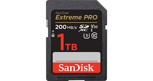 [SDSDXXD-1T00-GN4IN] Carte mémoire Sandisk 1 TB SDHC SDSDXXD-1T00-GN4IN