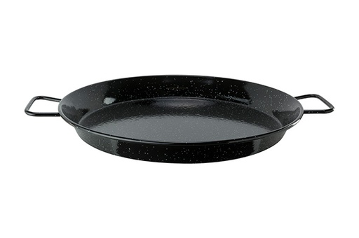 [2733693] Cosy & Trendy Paellapan 40(Ø)x5cm Geëmailleerd staal Zwart