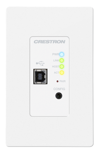 [DM-NUX-L2-1G-W] Crestron DM-NUX-L2 DM-NUX USB Hôte Périphérique Routage Point de terminaison Plaque murale Blanc