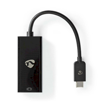[CCGP64452BK02] Nedis CCGP64452BK02USB 3.2 Gen 1-Adapter USB-C - Mini DisplayPort Vrouwelijk 8K@60Hz 20cm Zwart 