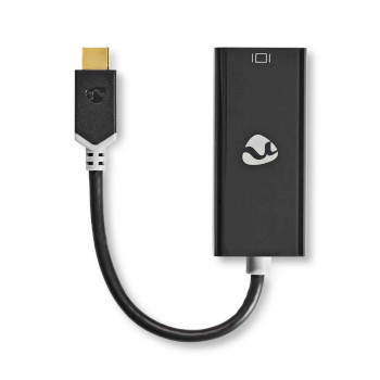 [CCBW64452AT02] Nedis CCBW64452AT02 USB 3.2 Gen 1 Adapter USB-C - Mini DisplayPort Female 20cm Gold-plated Black
