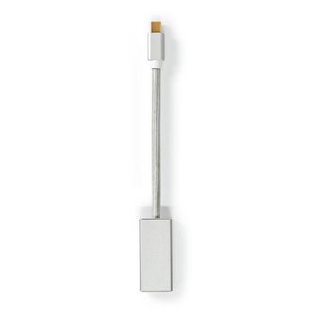[CCTB37450AL02] Nedis CCTB37450AL02 Mini DisplayPort 1.2 Cable Mini-DisplayPort - DisplayPort female 20cm Silver