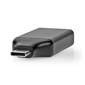 [CCGP64350GY] Nedis CCGP64350GY USB 3.2 Gen 1 Adapter USB-C - DisplayPort Female 4K@60Hz Nickel-plated Black