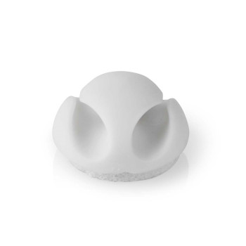 [CMGC20026WT] Nedis CMGC20026WT Cable Clip Click & Go 2 Slots 5.3 mm Maximum Cable Thickness White 6 Pieces