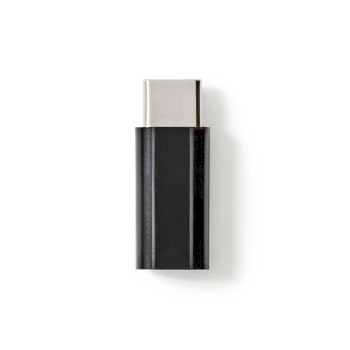 [CCBW60911AT] Nedis CCBW60911AT USB 2.0 Adapter USB-C - USB Micro-B Female 480 Mbps Gold-plated Black