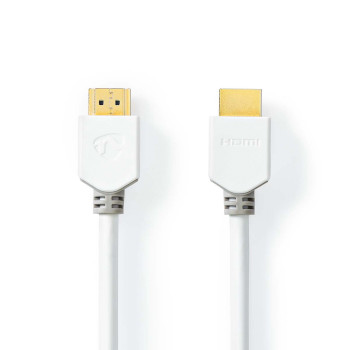 [CVBW34000WT30] Nedis CVBW34000WT30 ​​HDMI 2.0 Cable 4K@60Hz ARC 18 Gbps 3 m White