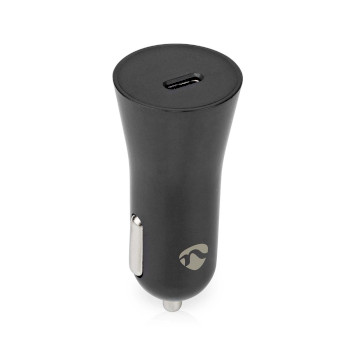 [CCPD20W101BK] Nedis CCPD20W101BK Autolader 20W 1.67/2.22/3.0A USB-C Automatische Voltage Zwart