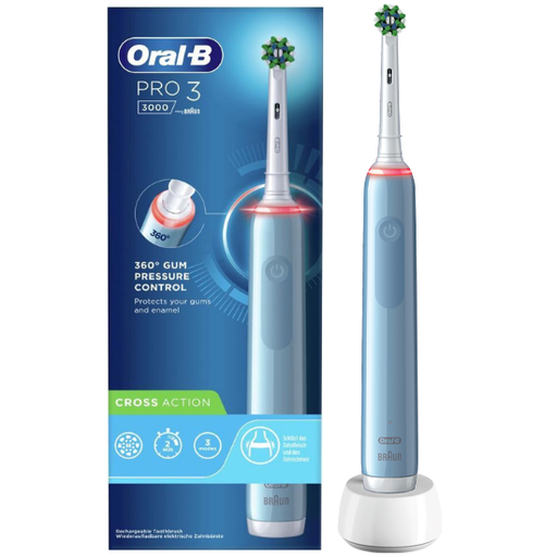 [PRO3000BLU] Oralb Tandenborstel pro 3000 Blauw - PRO3000BLU