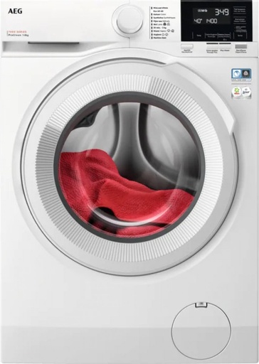 [914921748] AEG LR73R862 Wasmachine 8kg 1600Tpm Stoom Wit 
