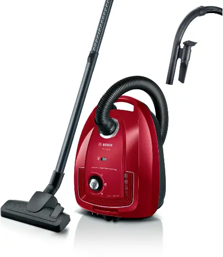 [BGB38RD2] Bosch BGB38RD2 Serie 4 Stofzuiger met zak 600W 4l Rood