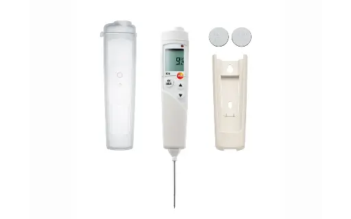 [0560 1063] Testo 106 Kernthermometer met Kalibratieprotocol Wit