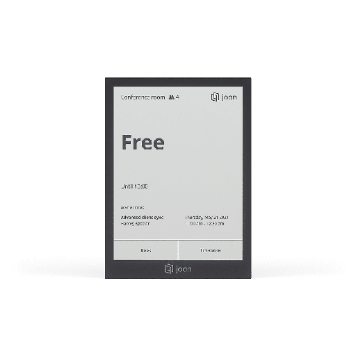 [3830065464328] Joan 6 pro Ruimteboekingspaneel 6" Zwart