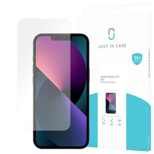 [9827042] Just in Case 9827042 Screenprotector Tempered Glass iPhone 13/13 Pro