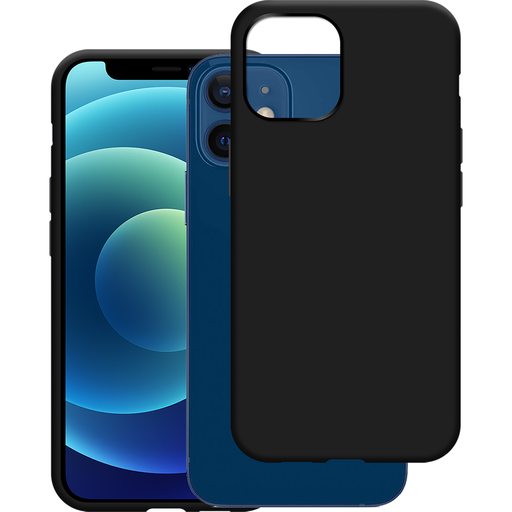 [4080243] Just in Case 4080243 Soft TPU Case iPhone 12/12 Pro Noir