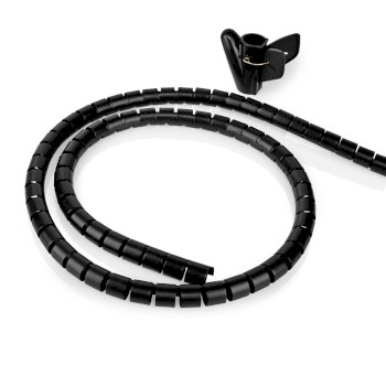 [CMSW1922BK200] Nedis CMSW1922BK200 Kabelsleeve Spiraalvormig 22 mm Maximale kabeldikte Zwart