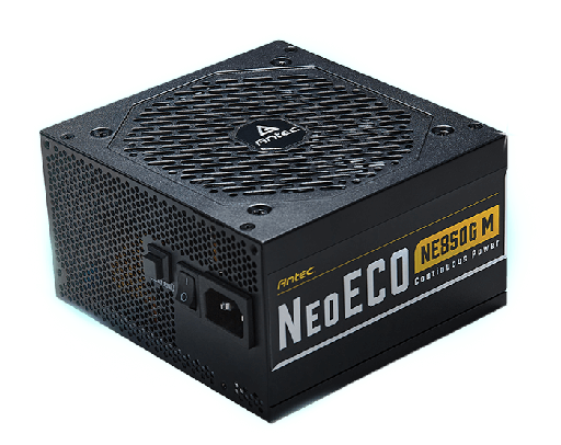 [0-761345-11763-0] Antec NeoEco NE850G Power Supply Modulair 850W 80 Plus Gold - 0-761345-11763-0