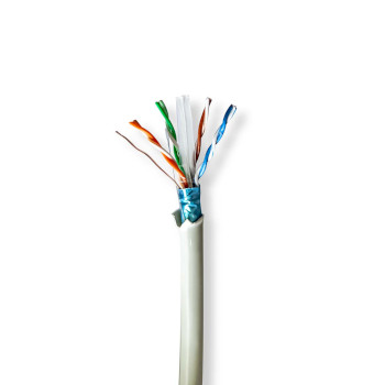 [CCBG8526GY305S] Nedis CCBG8526GY305S Network Cable Roll CAT6 F/UTP 305m Indoor LSZH Gray