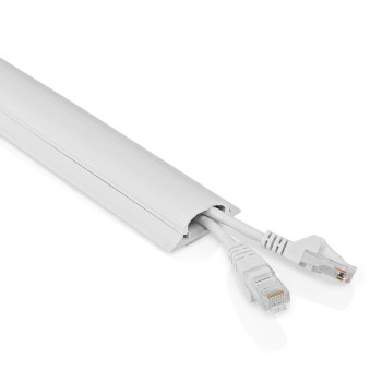 [CMDT4516WT1500] Nedis CMDT4516WT1500 Cable duct 16mm Maximum diameter 1.5m PVC White
