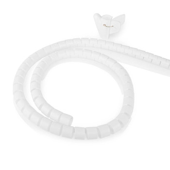 [CMSW2328WT200] Nedis CMSW2328WT200 Cable Sleeve Spiral 28 mm Maximum Cable Thickness White