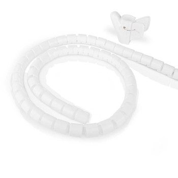 [CMSW2832WT200] Nedis CMSW2832WT200 Cable Sleeve Spiral 32 mm Maximum Cable Thickness White
