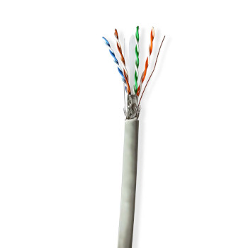 [CCBG8524GY305S] Nedis CCBG8524GY305S Network Cable Roll CAT6 S/FTP 305m Indoor Grey