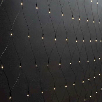 [CLLN160] Nedis CLLN160 Decorative Net Lighting Warm White 160 LEDs 2 x 1 m 7 Effects Indoor & Outdoor