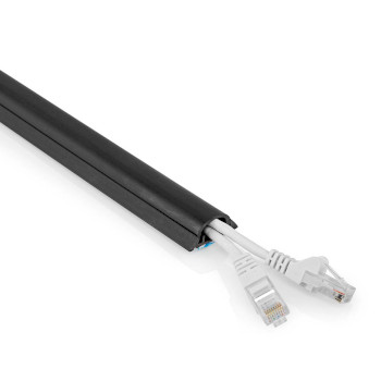 [CMDT3312BK1500] Nedis CMDT3312BK1500 Cable duct 12 mm Maximum thickness 1.5m PVC Black
