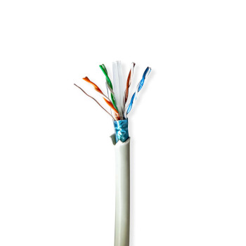 [CCBG8526GY50S] Nedis CCBG8526GY50S Network Cable Roll CAT6 F/UTP 50m Indoor LSZH Gray