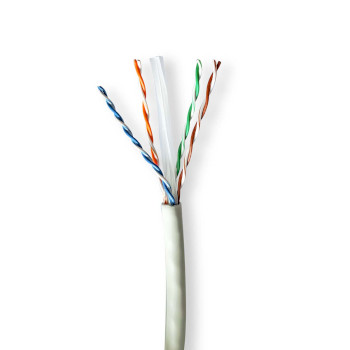 [CCBG8535GY305S] Nedis CCBG8535GY305S Network Cable Roll CAT6a U/UTP Copper 305m Indoor LSZH Gray