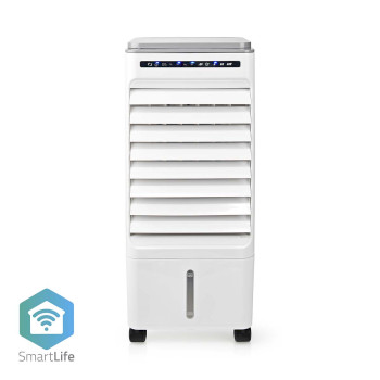 [COOL116CWTW] Nedis COOL116CWTW SmartLife Mobile Air Cooler 5l 215m³/h Swivel Function White