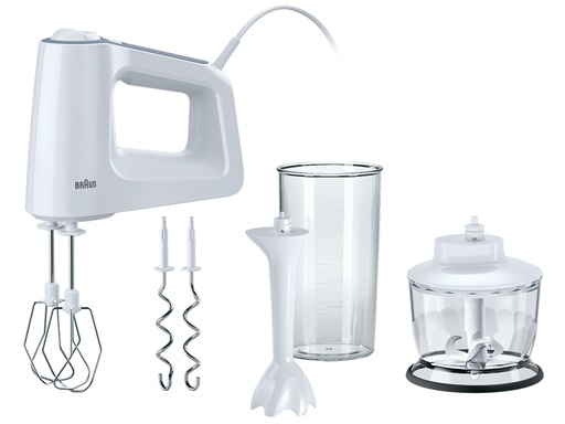 [0X22211037] Braun HM3135WH Hand Mixer Multimix 3 500W White