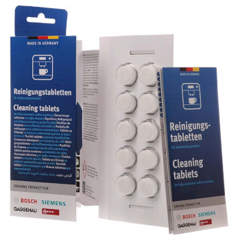 [00312295] Bosch 00312295 Cleaning tablets for coffee/espresso machines/kettles 10 pieces